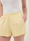 Yellow cotton-blend shorts with elasticated waist_3