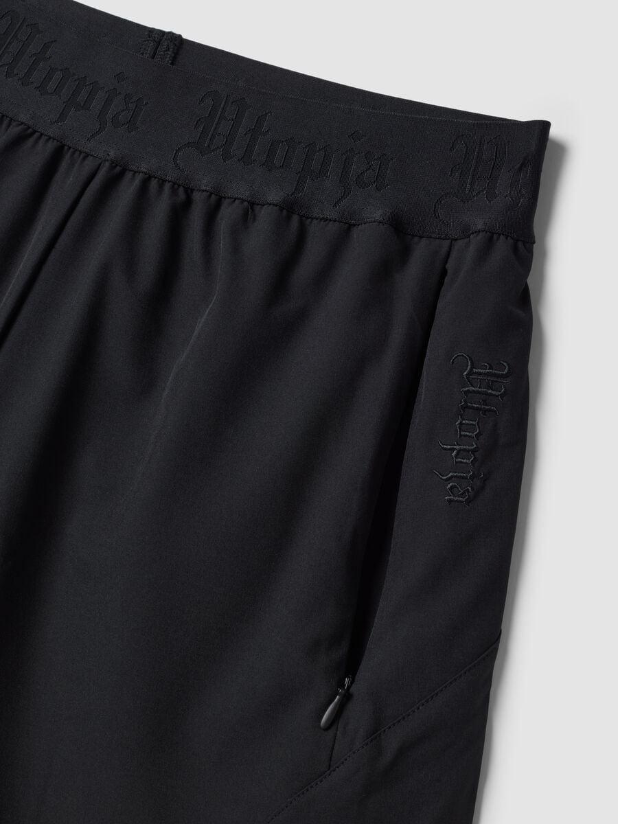 Technical Shorts Camo-Schwarz_6