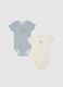 Bipack de bodysuits multicoloridos em algod&atilde;o puro para rec&eacute;m-nascidos_0