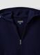 Blue organic cotton hooded sweatshirt_5