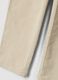 Beige ribbed stretch cotton trousers_3