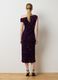Purple fitted dress with sequins_3