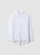 White pure cotton slim-fit shirt_4