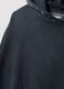 Grauer Hoodie aus Baumwollmischung mit Strass, Relaxed Fit_1