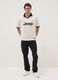 T-shirt branca regular fit com gola contrastante e log&oacute;tipo Jeep_1