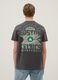 Graues T-Shirt aus reiner Baumwolle, Regular Fit mit Boston Celtics Druck_3
