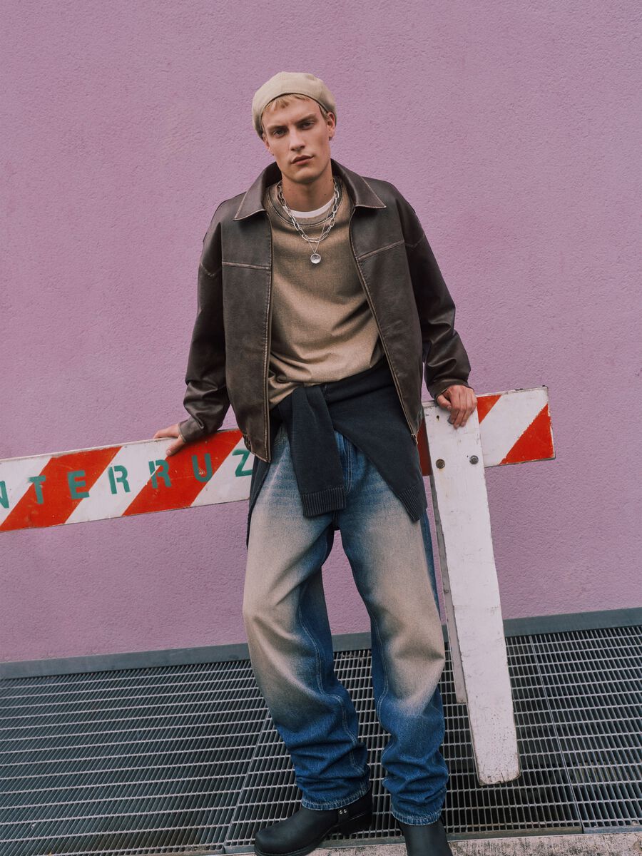 Vaqueros Baggy Azules de Algodón_0