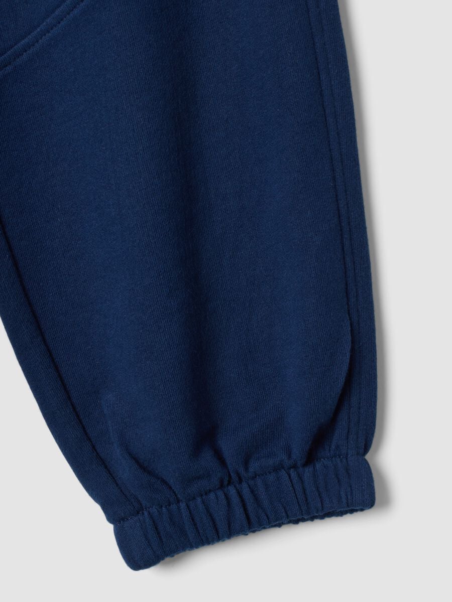Blaue Jogginghose aus reiner Baumwolle_3