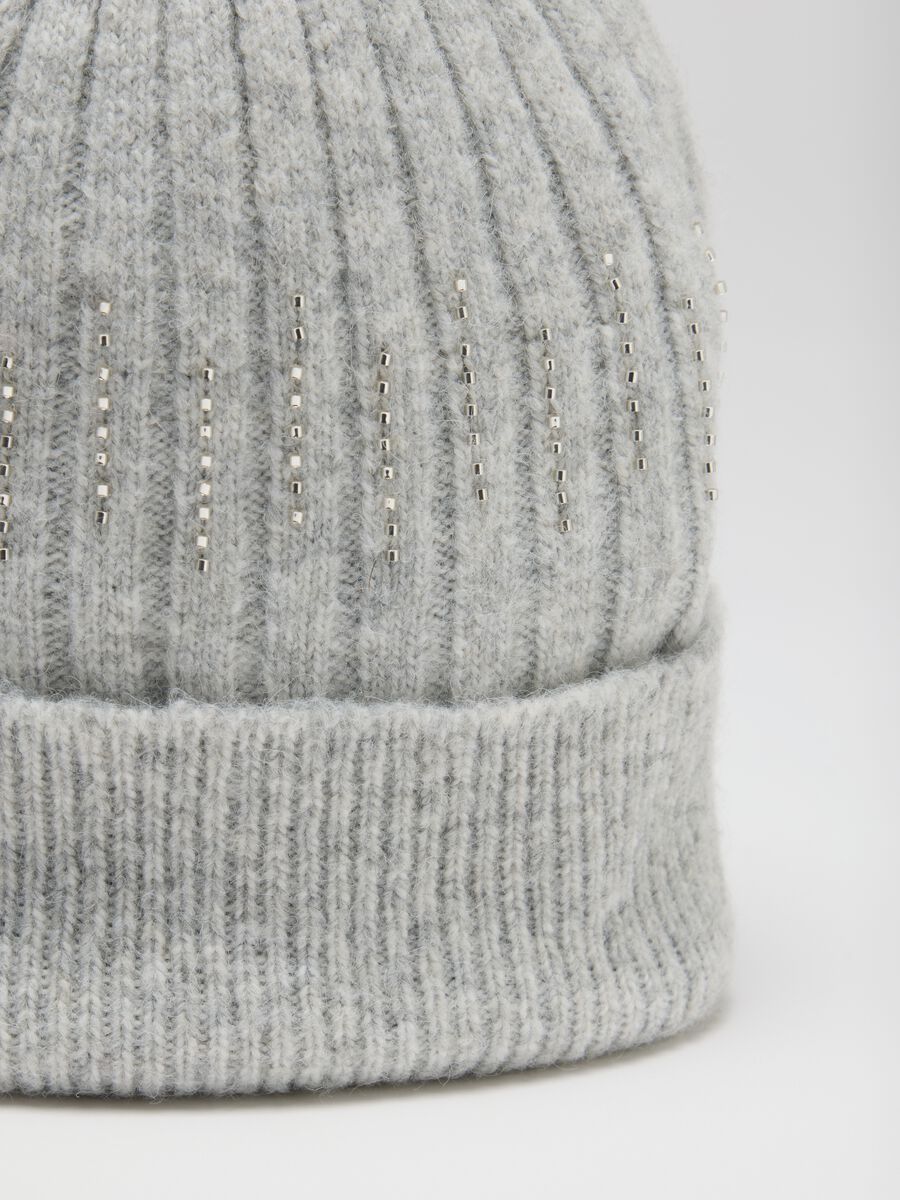 Knitted Grey Hat_2
