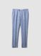 Light Blue Pure Linen Trousers_4