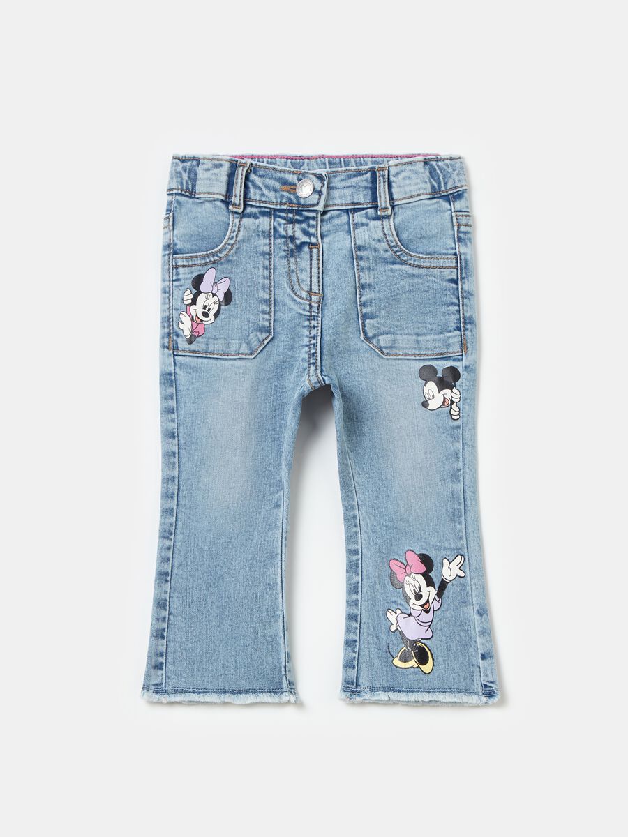 Jeans with Minnie and Mickey Mouse print_0
