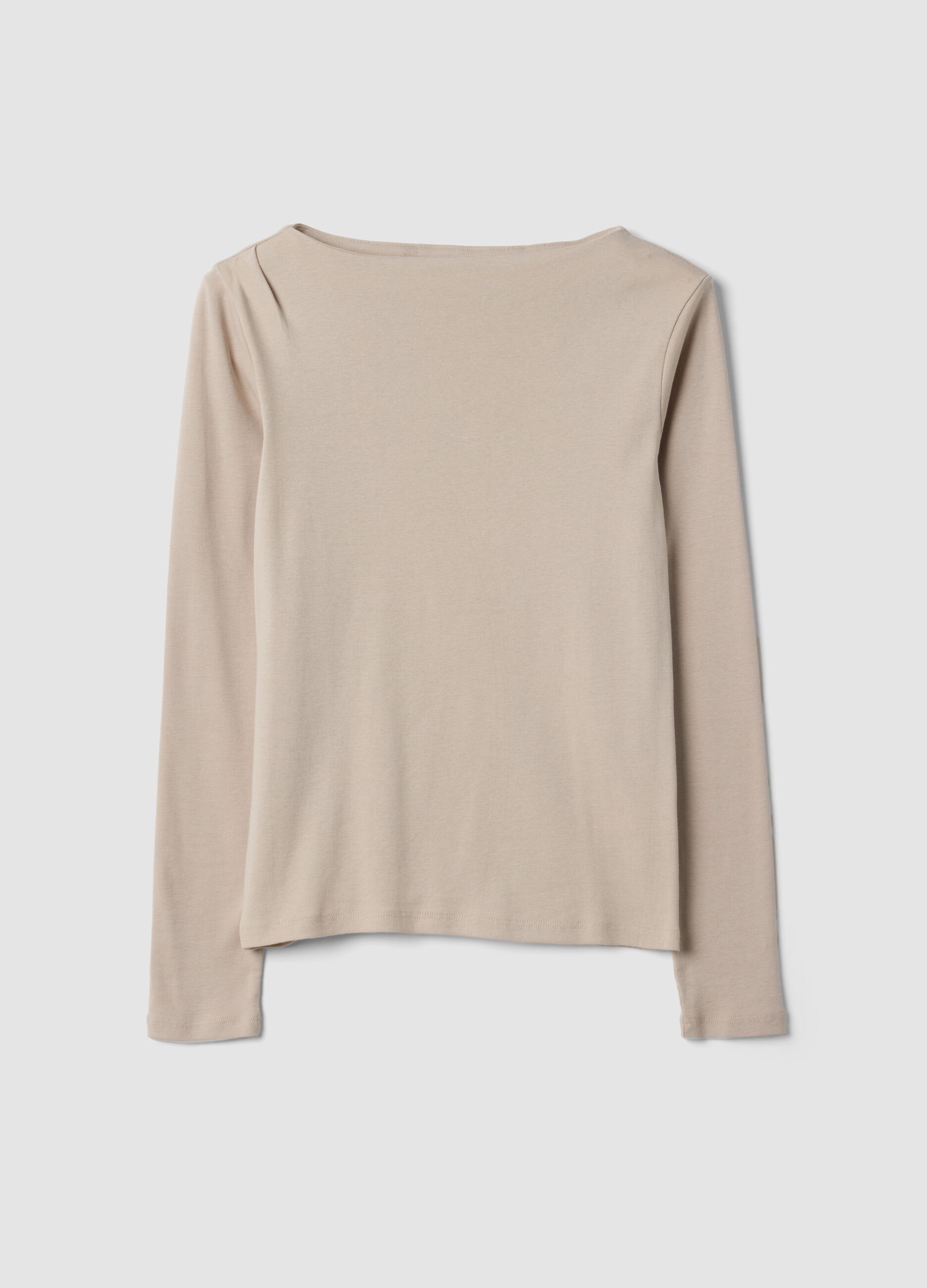 &Mu;&pi;&epsilon;&zeta; &mu;&pi;&lambda;&omicron;ύ&zeta;&alpha; T-shirt &alpha;&pi;ό 100% &beta;&alpha;&mu;&beta;ά&kappa;&iota; &mu;&epsilon; &sigma;&tau;&rho;&omicron;&gamma;&gamma;&upsilon;&lambda;ή &lambda;&alpha;&iota;&mu;ό&kappa;&omicron;&psi;&eta;
