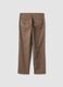 Brown regular-fit stretch cotton twill chino trousers_6