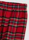Girls' multicolour plaid pyjama in pure cotton regular fit_3