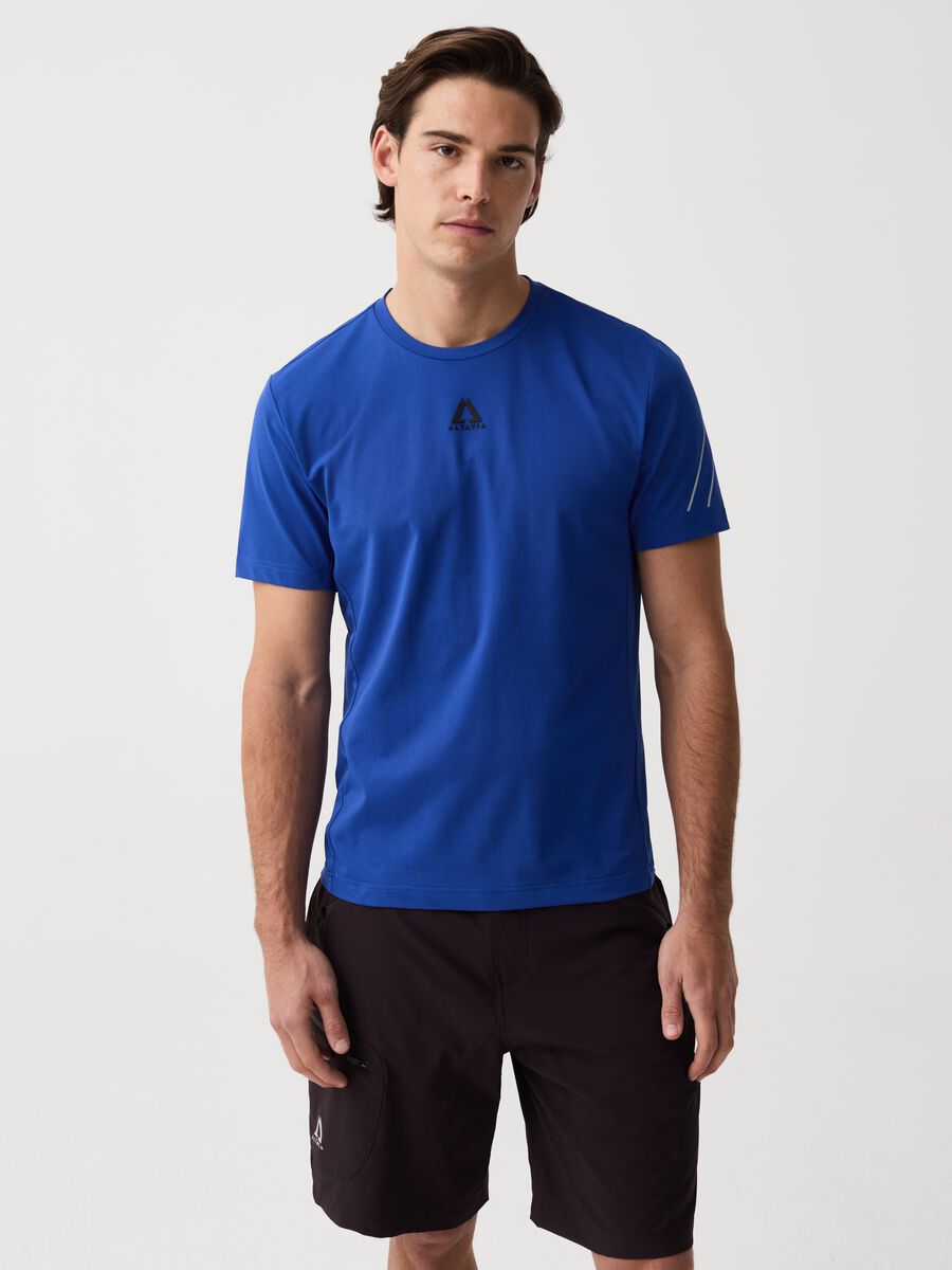 Altavia T-shirt in technical fabric with print_0