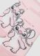 Pack de 2 meias antiderrapantes cor-de-rosa em algod&atilde;o org&acirc;nico com estampado Lilo e Stitch_1