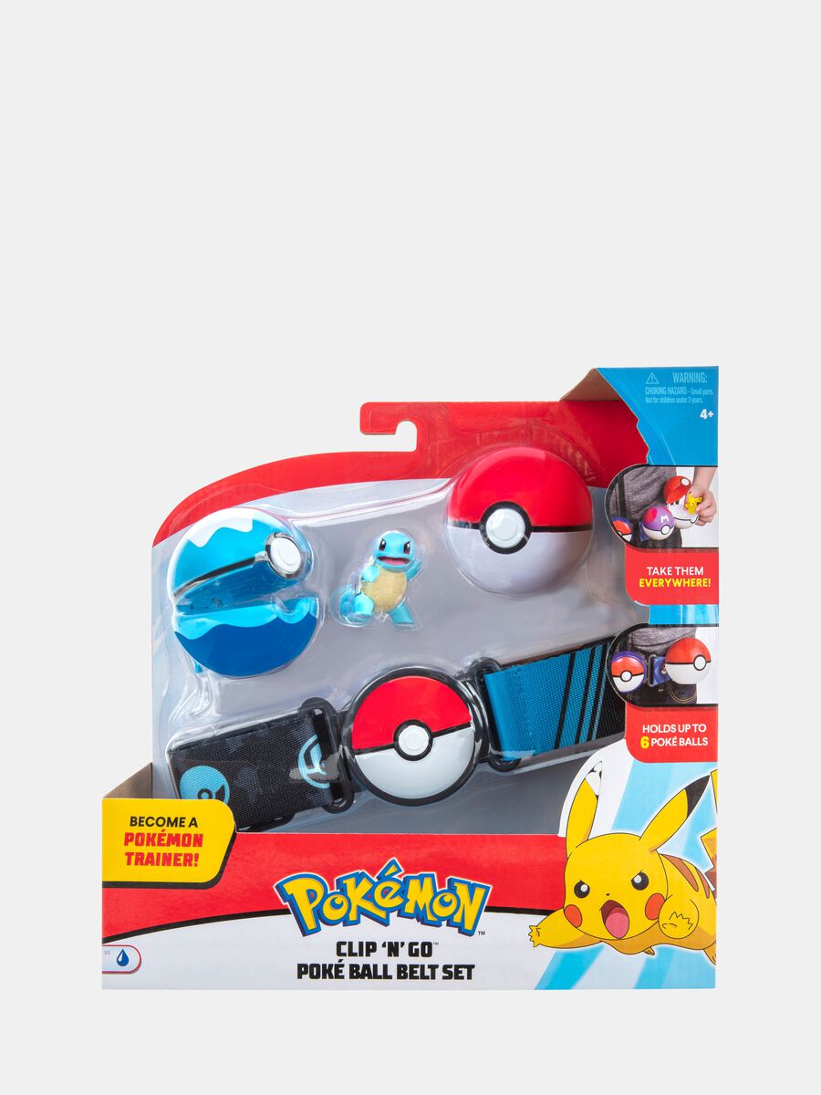 Pokémon Pikachu Clip 'n' Go Poké Ball belt set_1