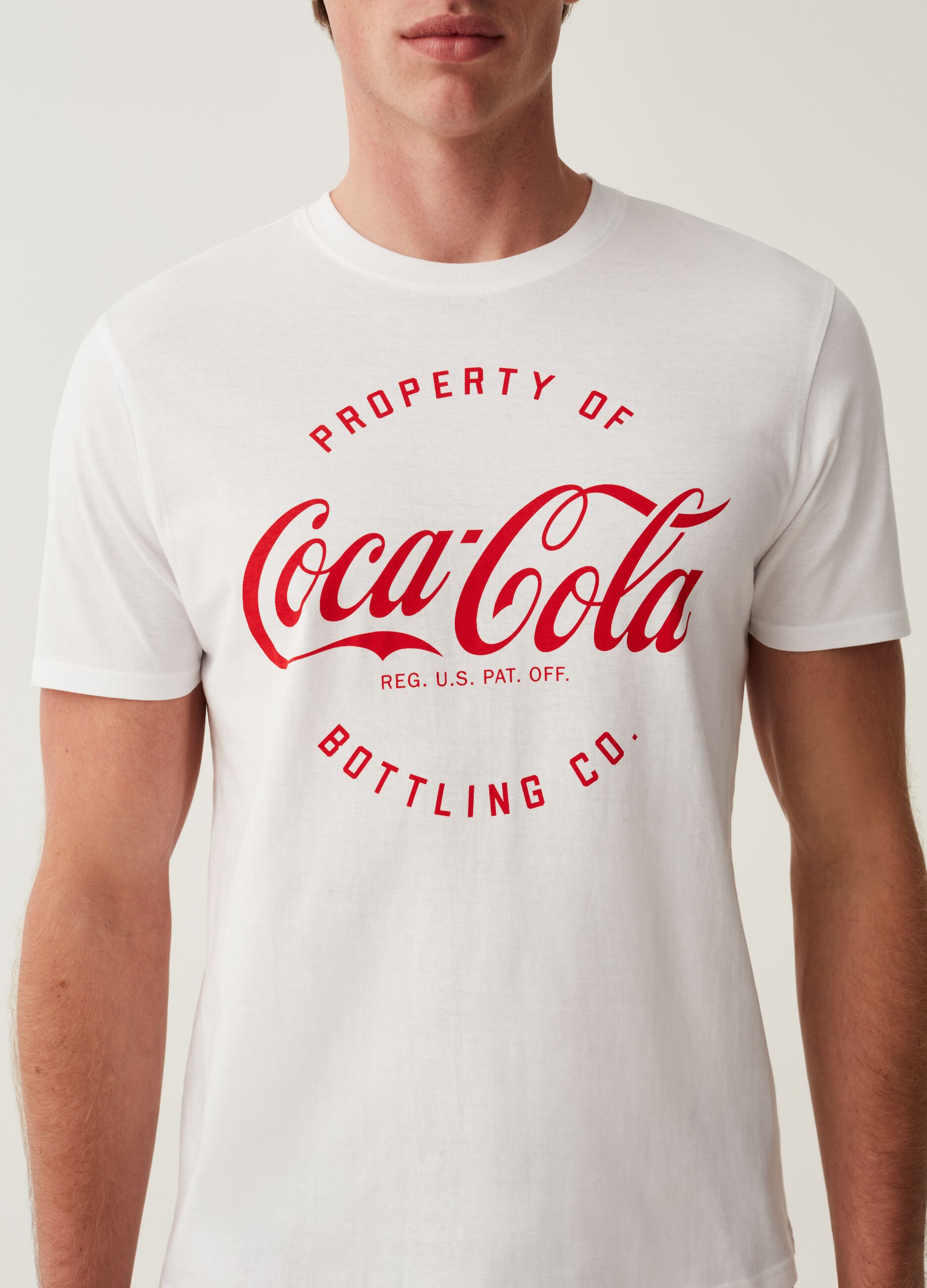 Cotton T-shirt with Coca-Cola® print
