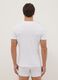 Tripack white crew neck T-shirts in pure cotton regular fit_2