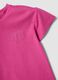 Pink pure cotton set with T-shirt and cycling shorts leggings_2