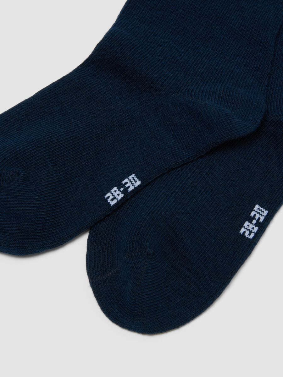 3er-Pack lange, mehrfarbige Socken aus elastischer Bio-Baumwolle_1
