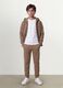 Beige Jogginghose aus Bio-Baumwolle_0