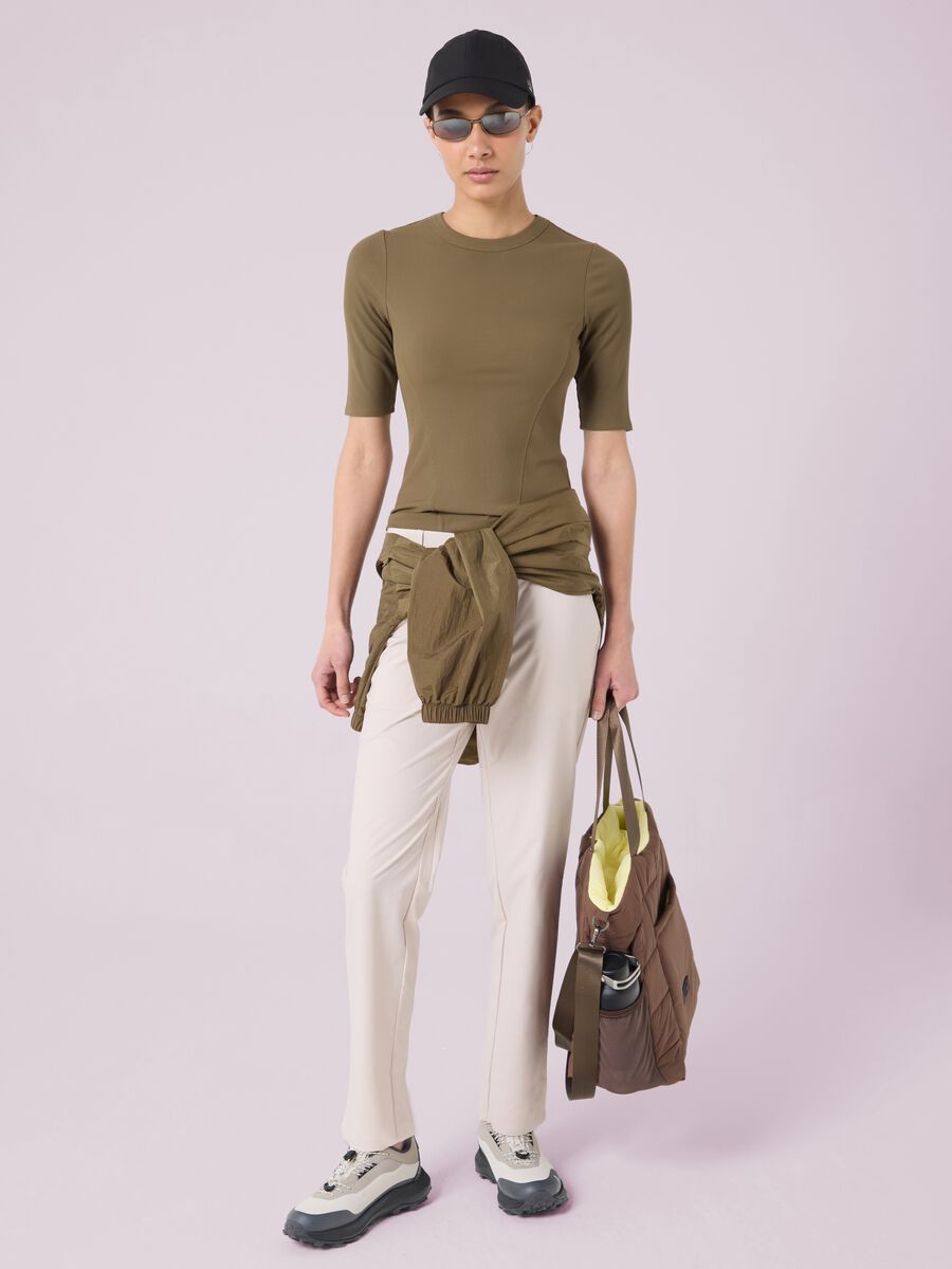 Straight Trousers in Technical Fabric ALTAVIA STUDIO_0