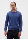 Blue Cotton Pullover_0