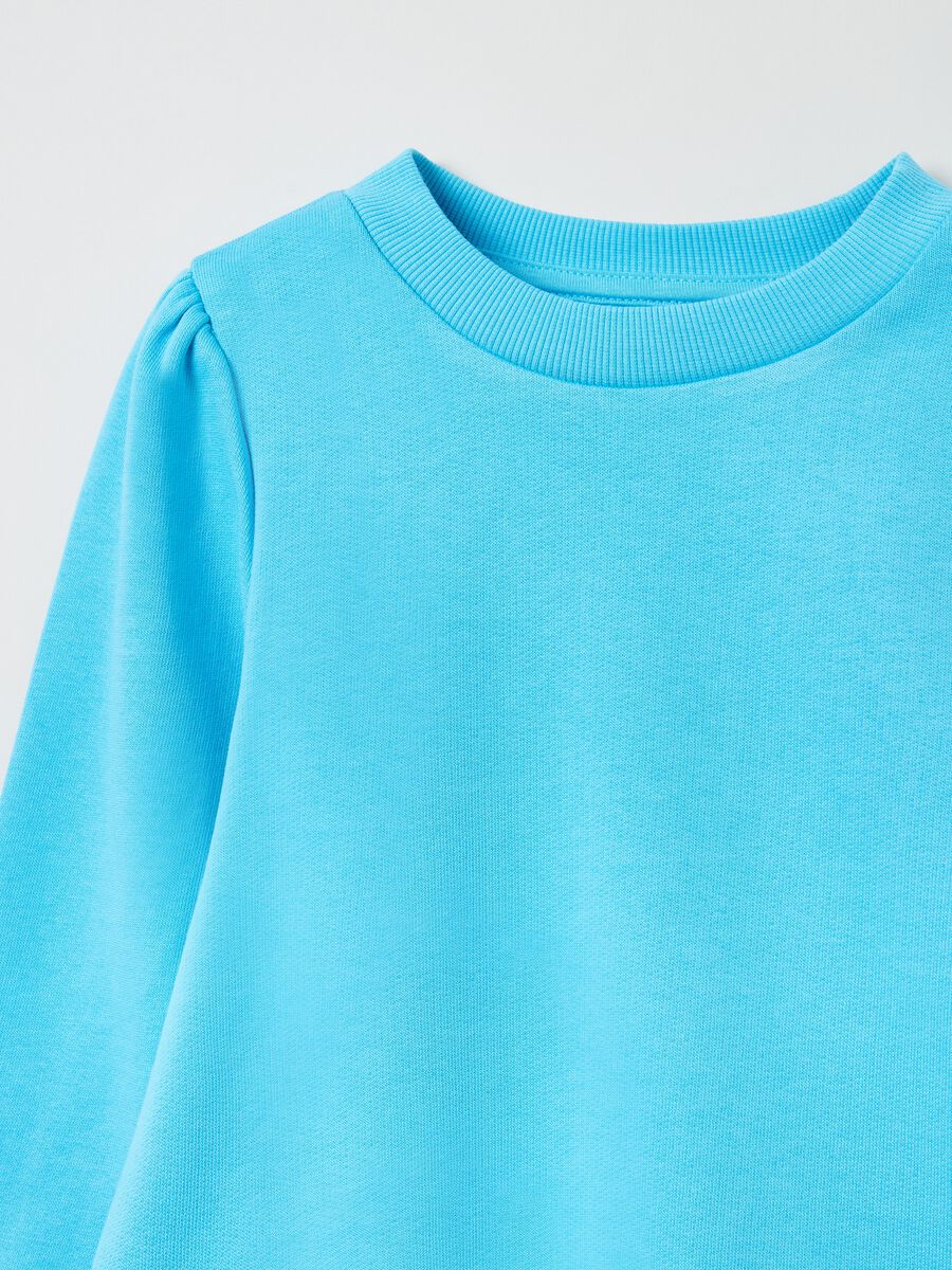 Sweatshirt in French terry with round neck_1