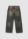 Vintage Wide-Leg Denim in Dark Blue_5