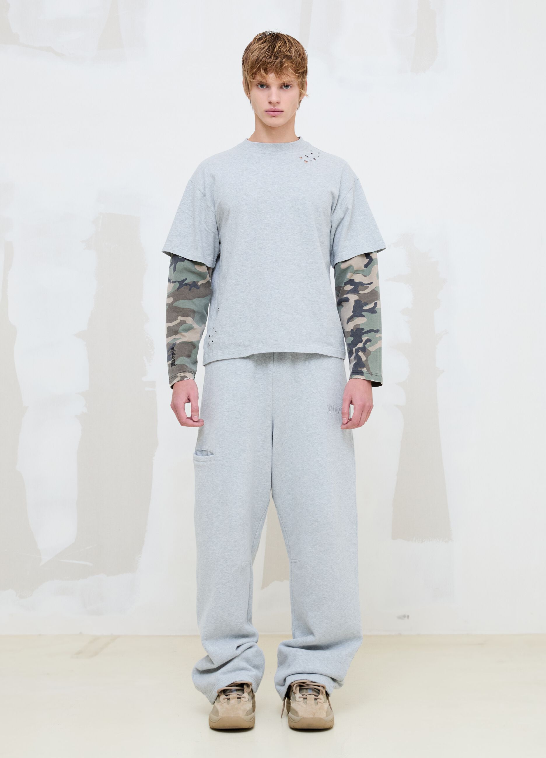 Double Longsleeve Grey & Camo