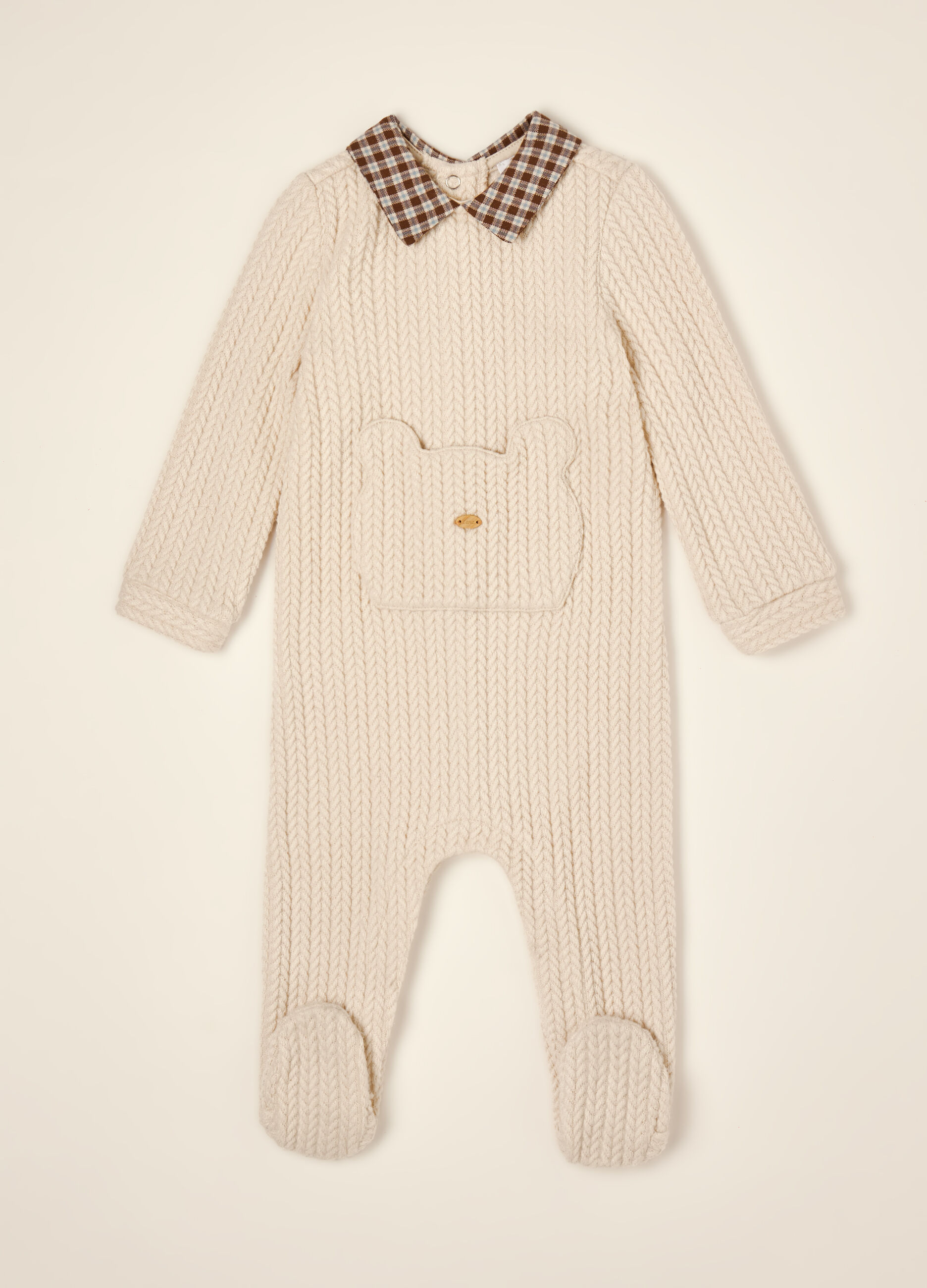IANA Baby-Strampler aus elastischem Viskosemix-Strick