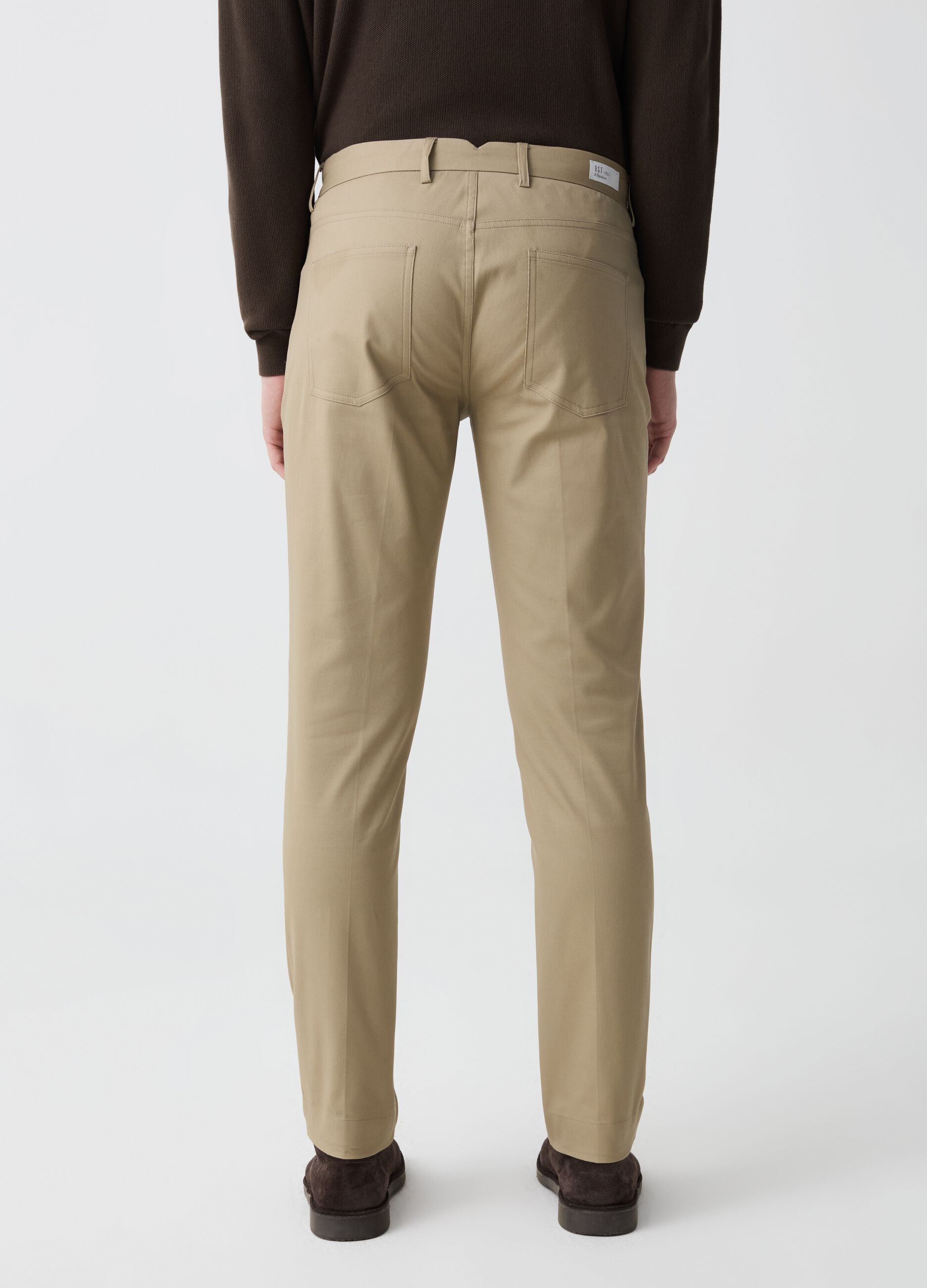 B.ST 1957 slim-fit trousers with five pockets