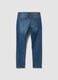 Blue slim-fit stretch cotton jeans_1