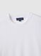 White regular fit linen and cotton blend T-shirt_5