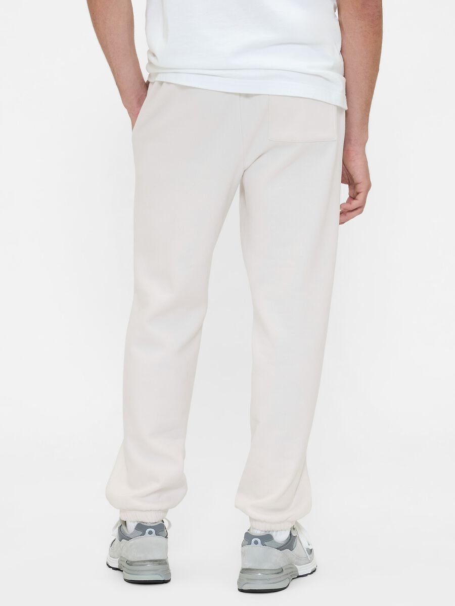 Beige Jogginghose aus Baumwoll-Polyester-Mischung_2