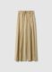 Pantalon flare beige en m&eacute;lange de viscose_5