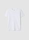 Boys' white pure cotton regular-fit T-shirt_0