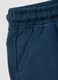 Blue pure cotton boys' regular fit shorts_3