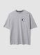 T-shirt cinzenta em algod&atilde;o puro com estampado Lakers_0