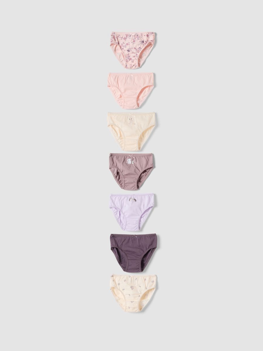 7er-Pack multicolor Slips aus reiner Bio-Baumwolle_0