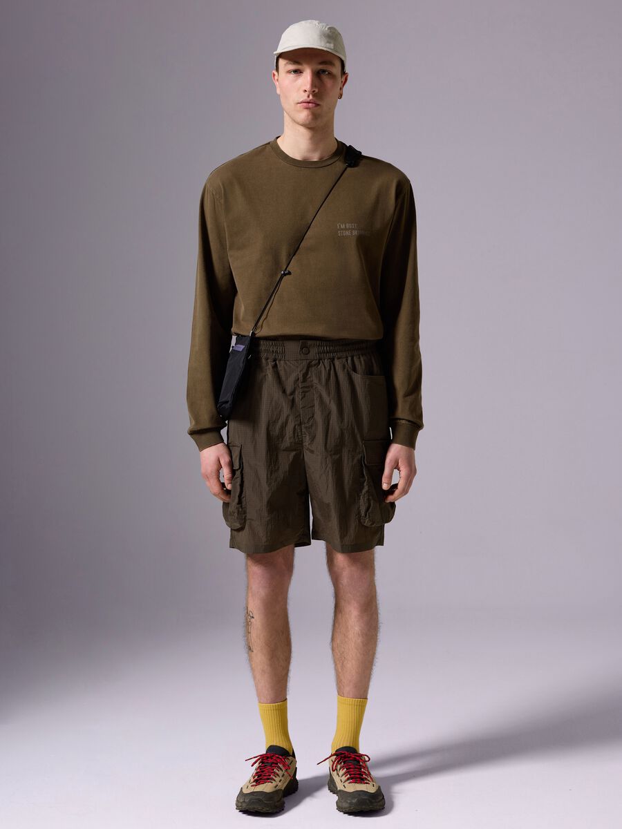 Olivgr&uuml;ne Cargo-Shorts von OVS_0