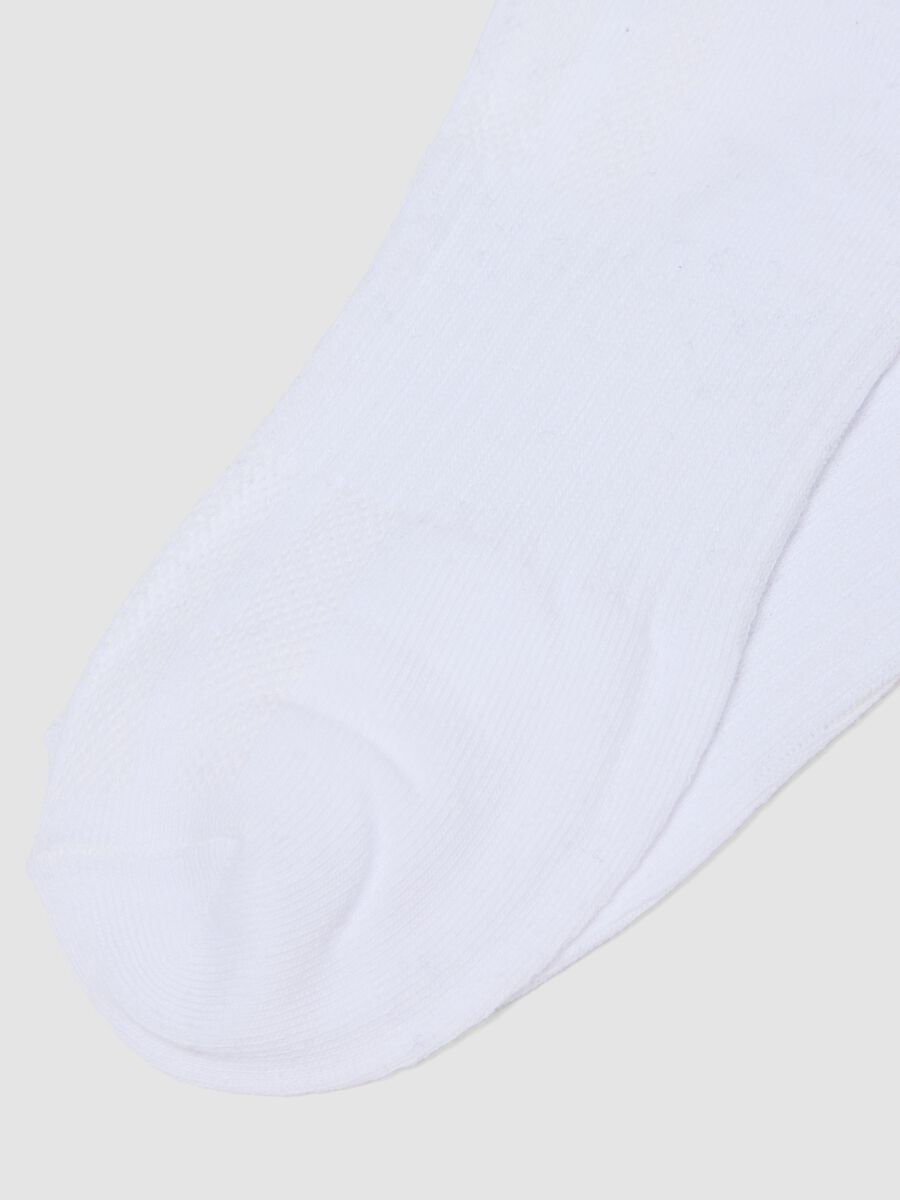 3-pack of white organic cotton-blend ankle sports socks_1