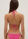 Pink triangle bikini top_2