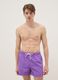 Purple swim shorts with elasticated waistband_0