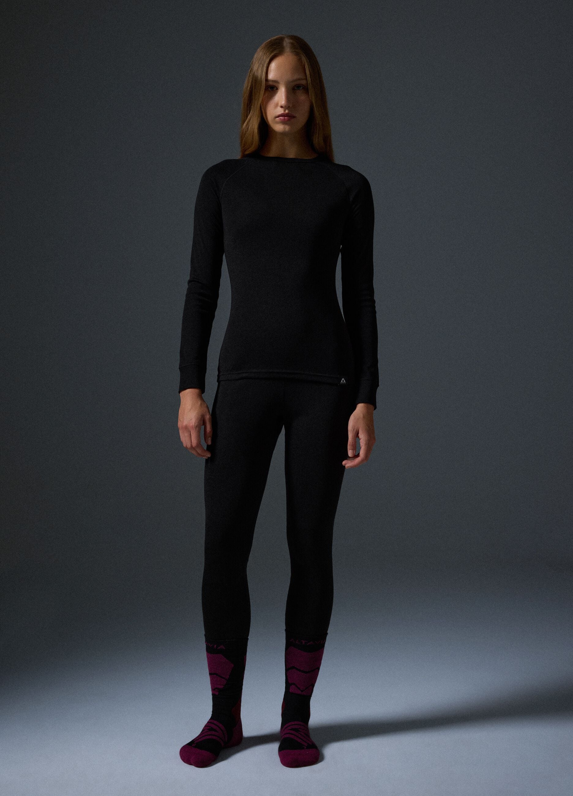 Breathable Long-Sleeve Thermal T-Shirt ALTAVIA WITH DEBORAH COMPAGNONI