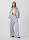 Grauer Regular-Fit-Hoodie aus Baumwollmischung mit Rei&szlig;verschluss_3