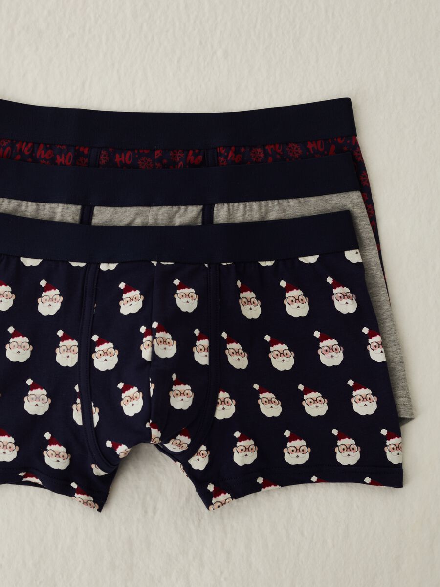 Three-pack boxer shorts with Father Christmas print_4
