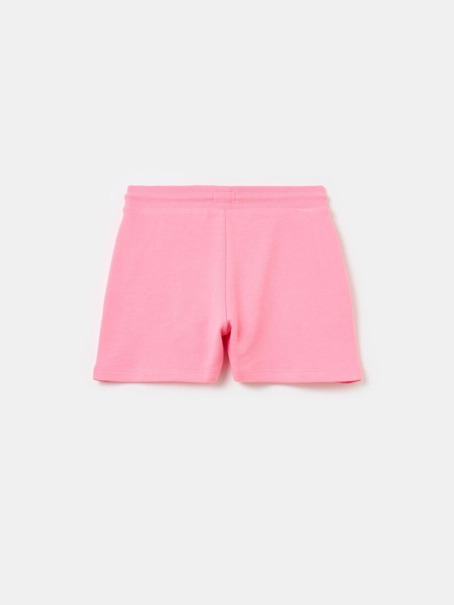 Essential shorts in organic cotton with drawstring_1