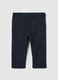 Boys' regular fit blue micro-check trousers_1